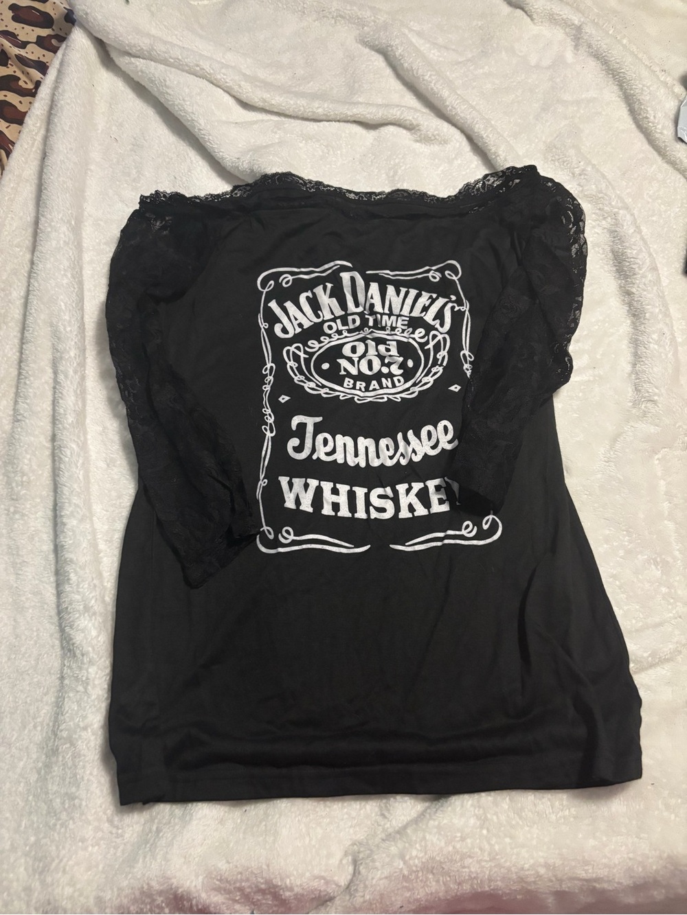 Jack Daniel's Black Tennessee Whiskey Lace Sleeve Tee